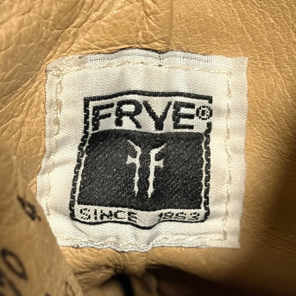Frye Harness Boots Distressed Biker Moto 11 D Brown Leather 87870